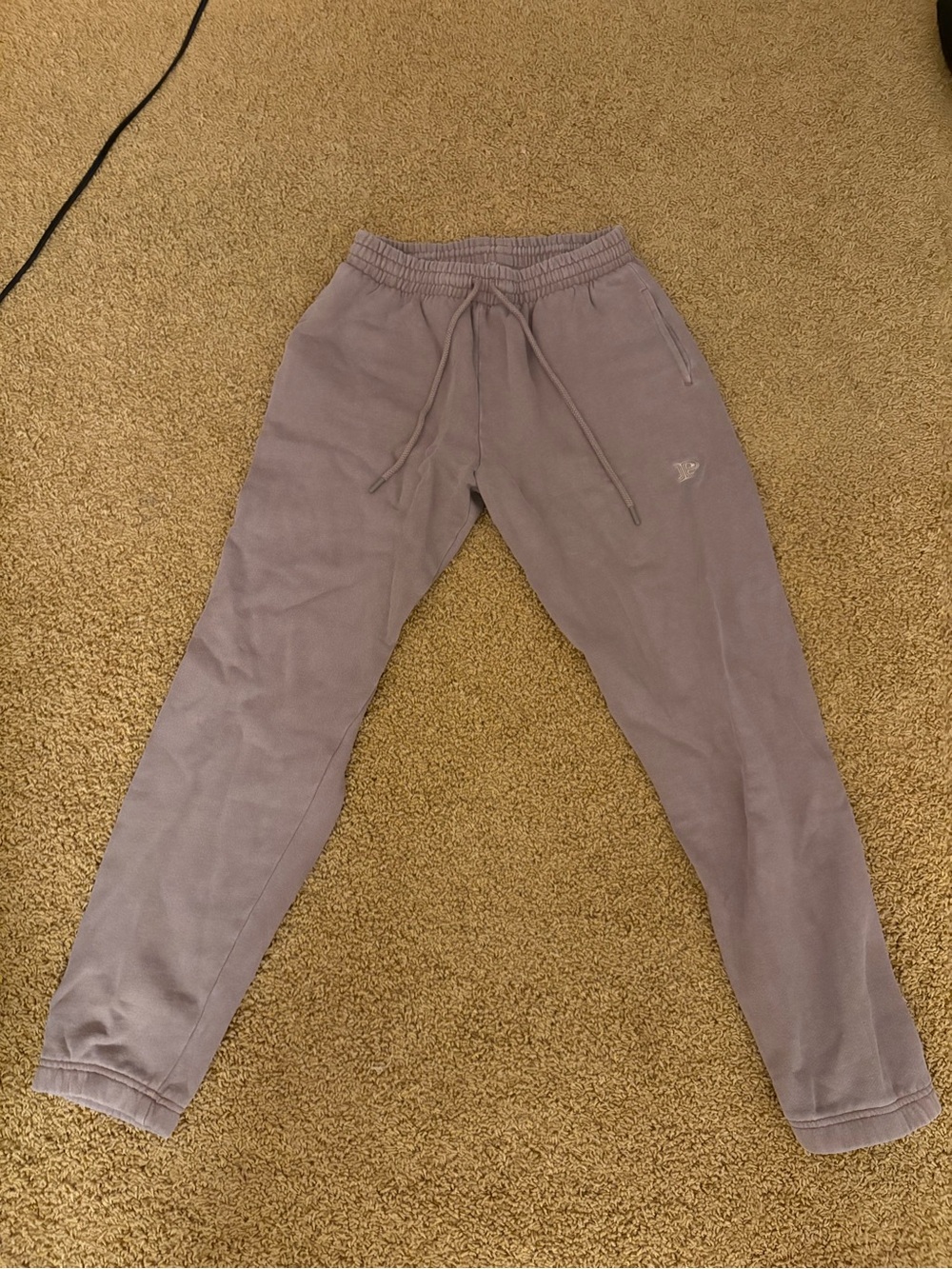 VS PINK Mocha cuffed Sweatpants with Drawstring